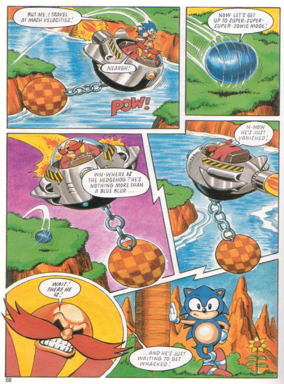 Sonic the Hedgehog Yearbook 1991 Page 54